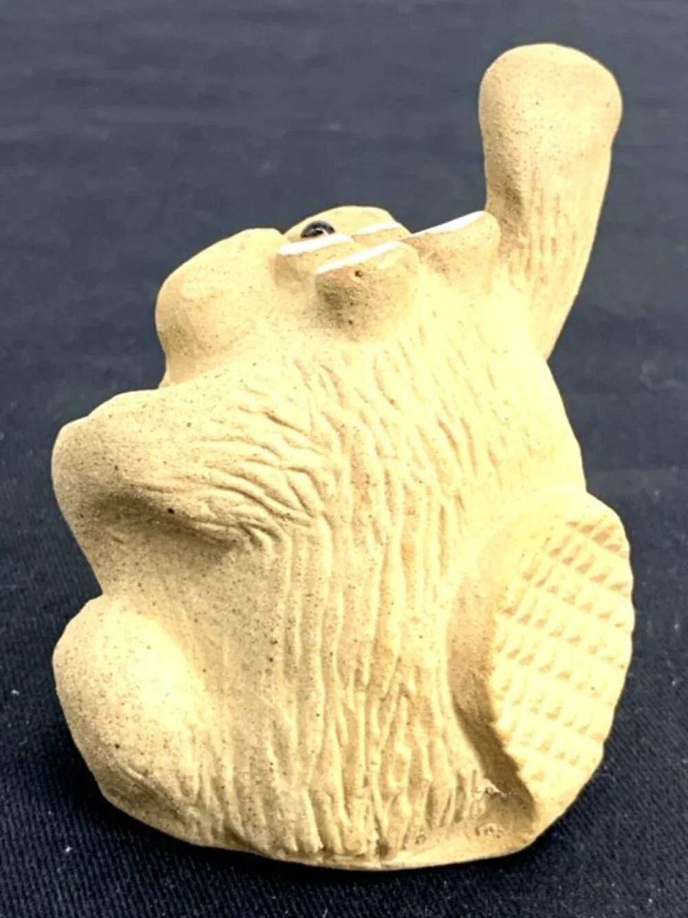 The Clay Menagerie Igor the Beaver Figurine Ceramic 3 1/2